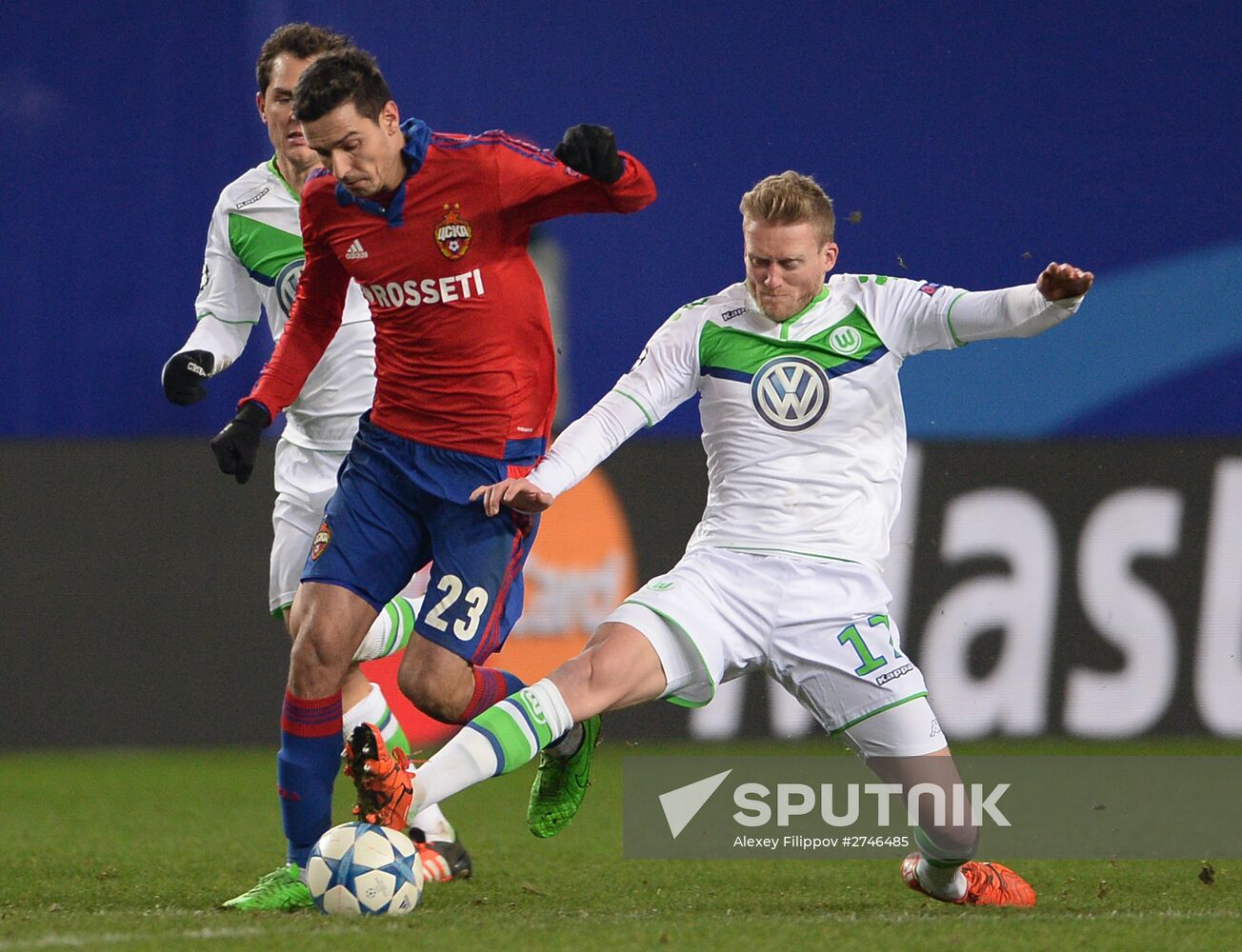 UEFA Champions League. CSKA vs. Wolfsburg