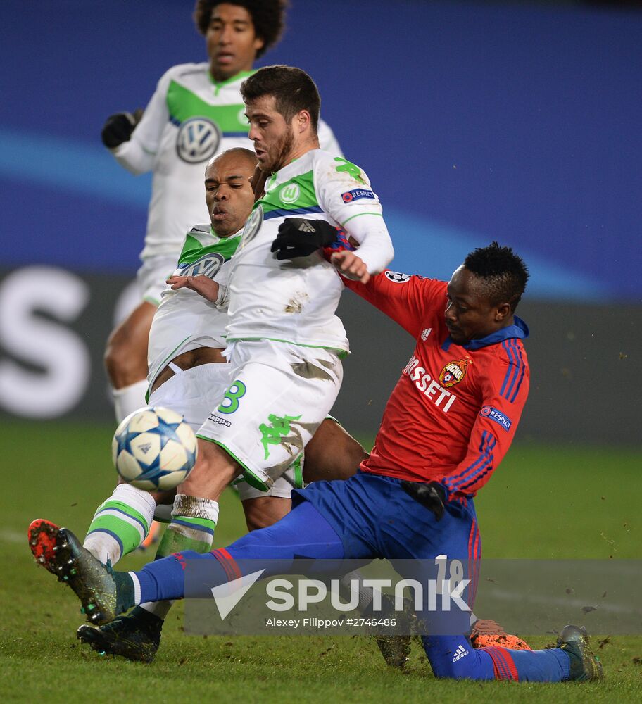 UEFA Champions League. CSKA vs. Wolfsburg