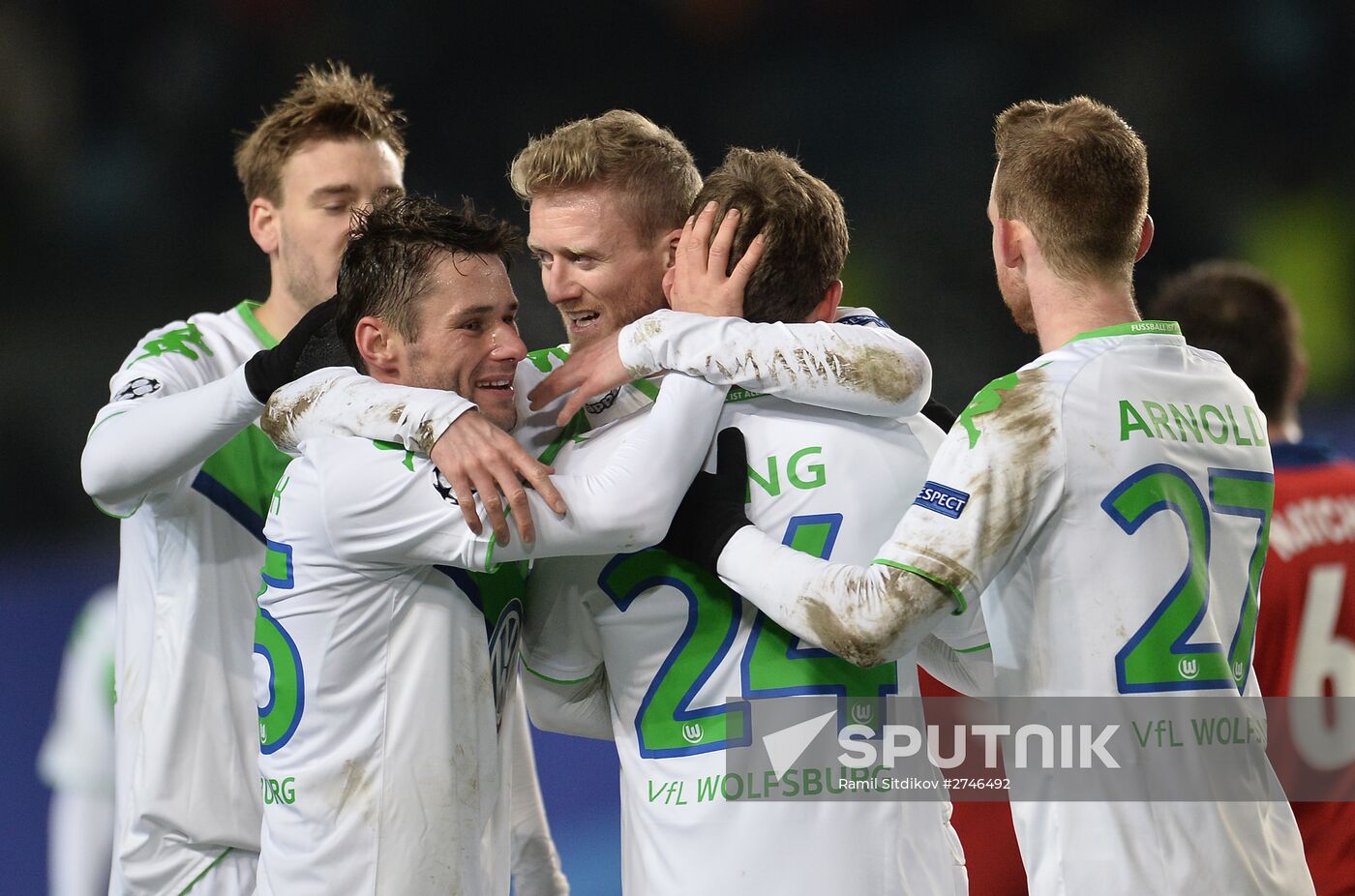 UEFA Champions League. CSKA vs. Wolfsburg
