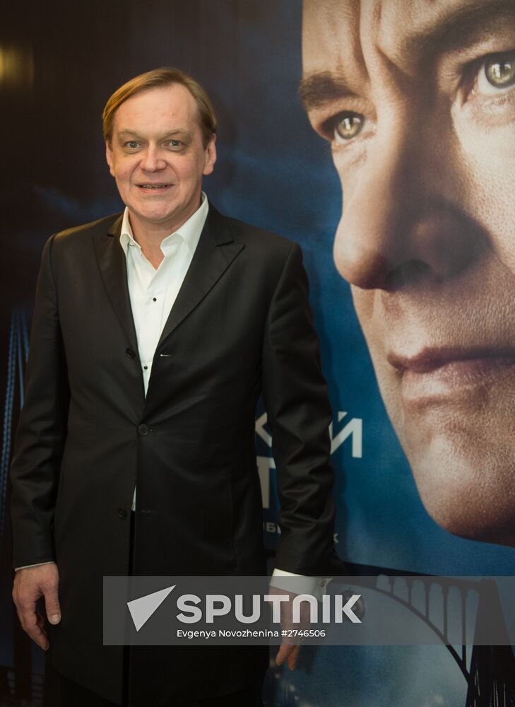 Moscow premiere of Steven Spielberg's Bridge of Spies