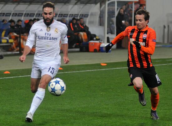 UEFA Champions League. Shakhtar vs. Real