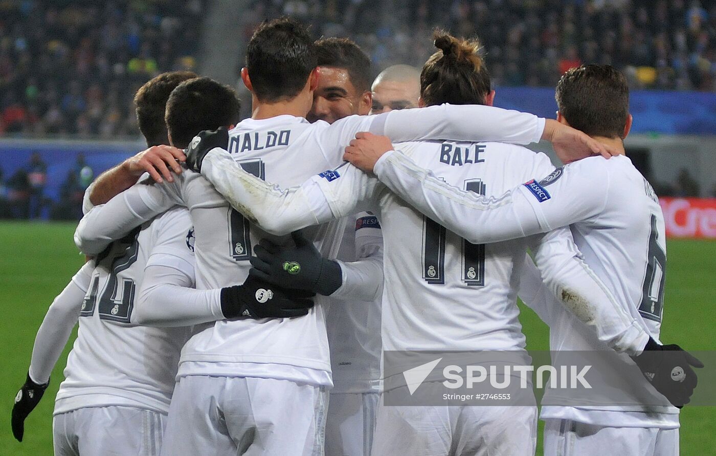 UEFA Champions League. Shakhtar vs. Real
