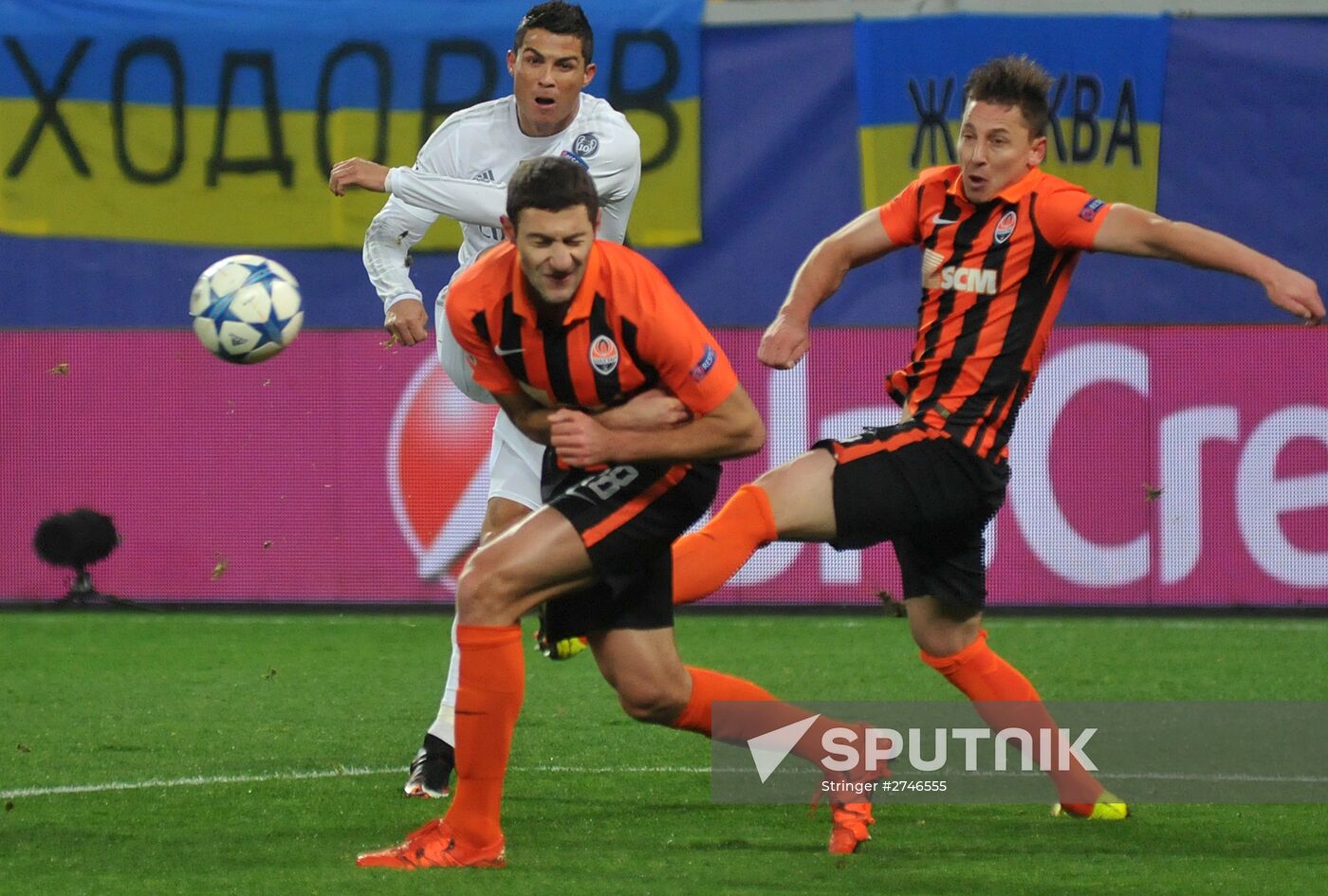 UEFA Champions League. Shakhtar vs. Real