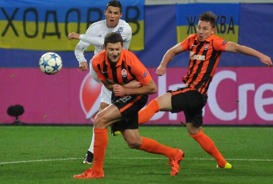 UEFA Champions League. Shakhtar vs. Real