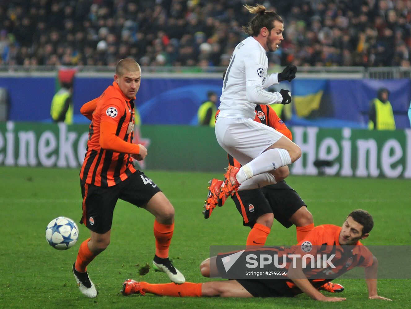 UEFA Champions League. Shakhtar vs. Real