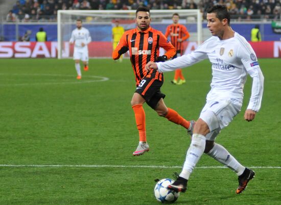UEFA Champions League. Shakhtar vs. Real