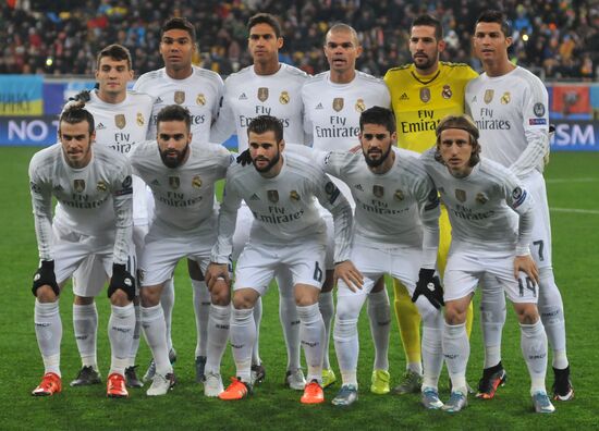 UEFA Champions League. Shakhtar vs. Real