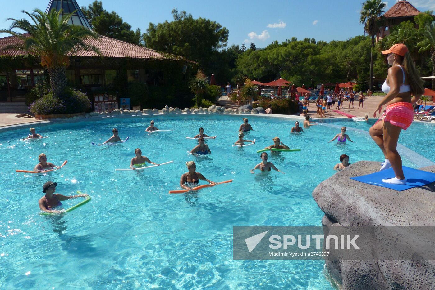 Russian tourists in Antalya