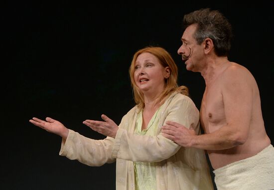 Dress rehearsal at Satire Theater