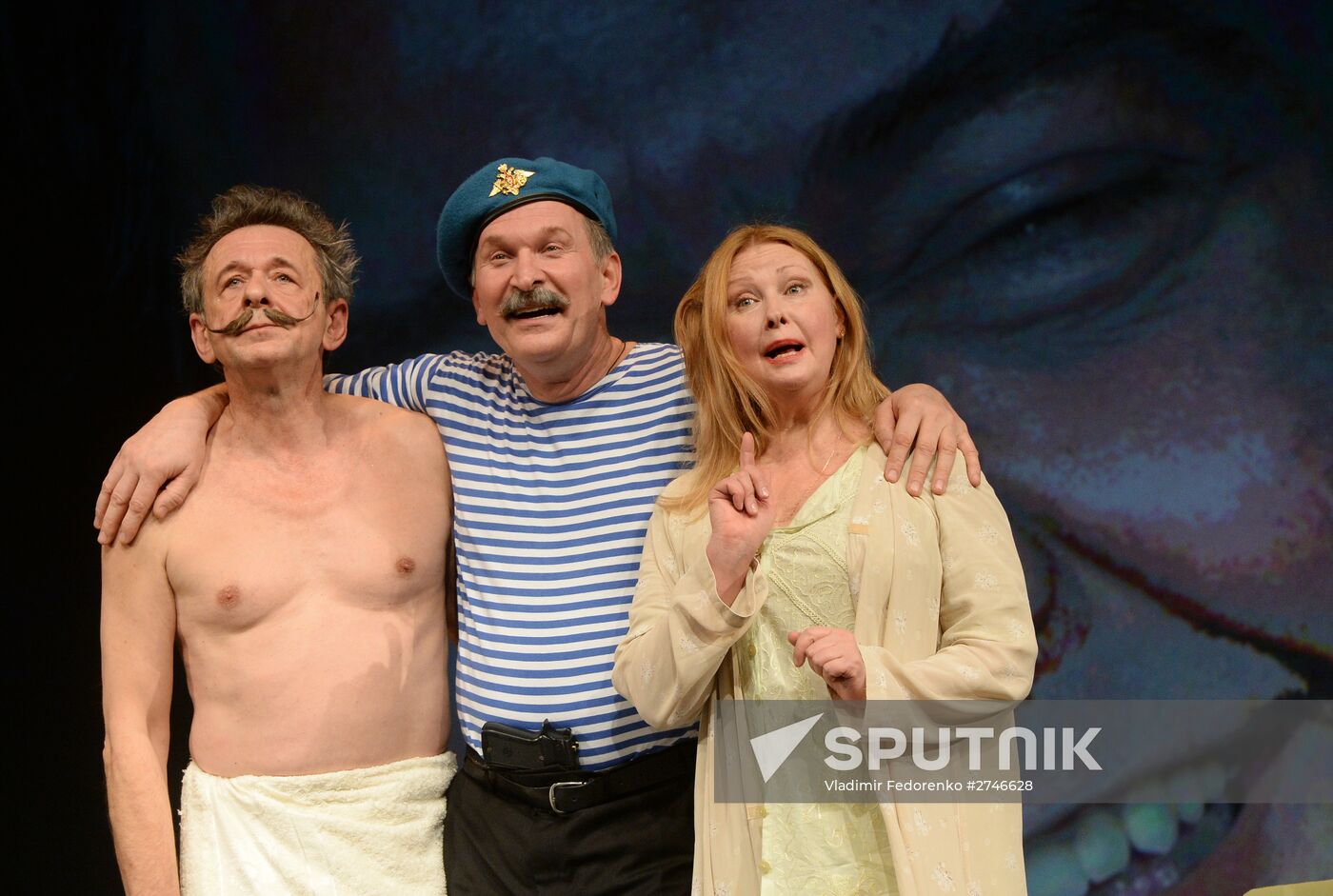 Dress rehearsal at Satire Theater