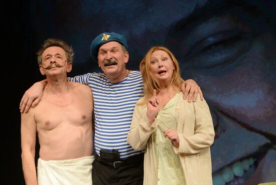 Dress rehearsal at Satire Theater