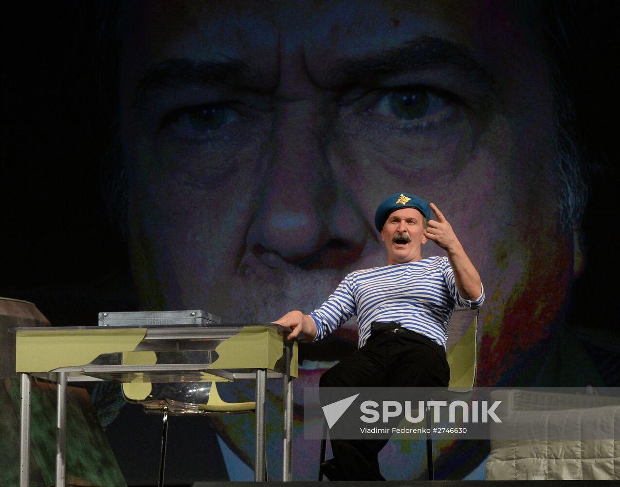 Dress rehearsal at Satire Theater