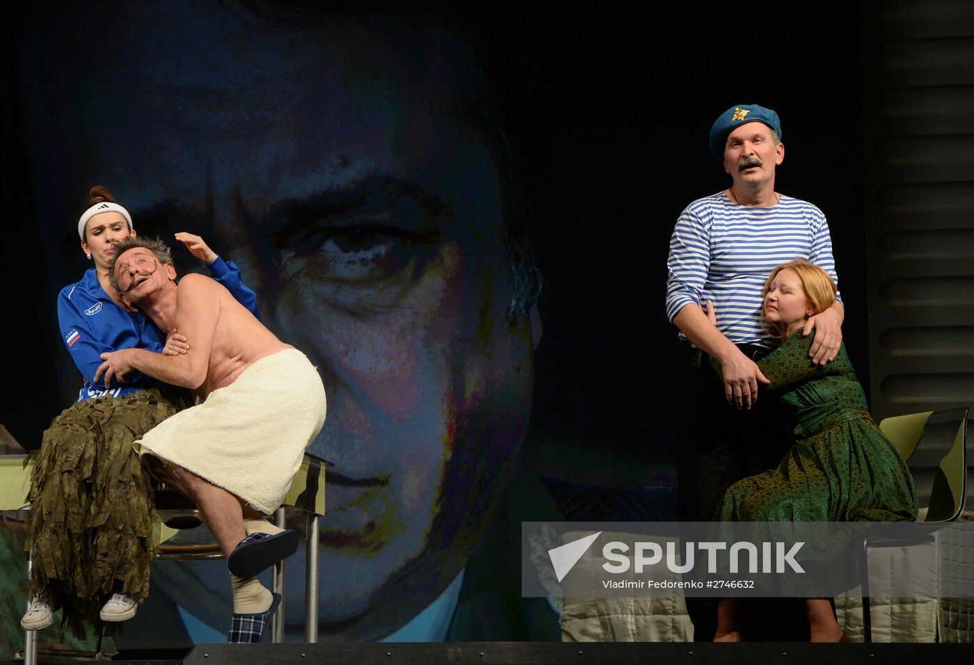 Dress rehearsal at Satire Theater