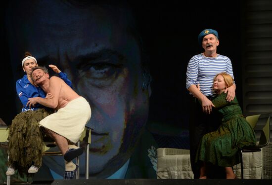 Dress rehearsal at Satire Theater