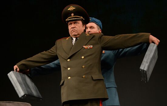 Dress rehearsal at Satire Theater