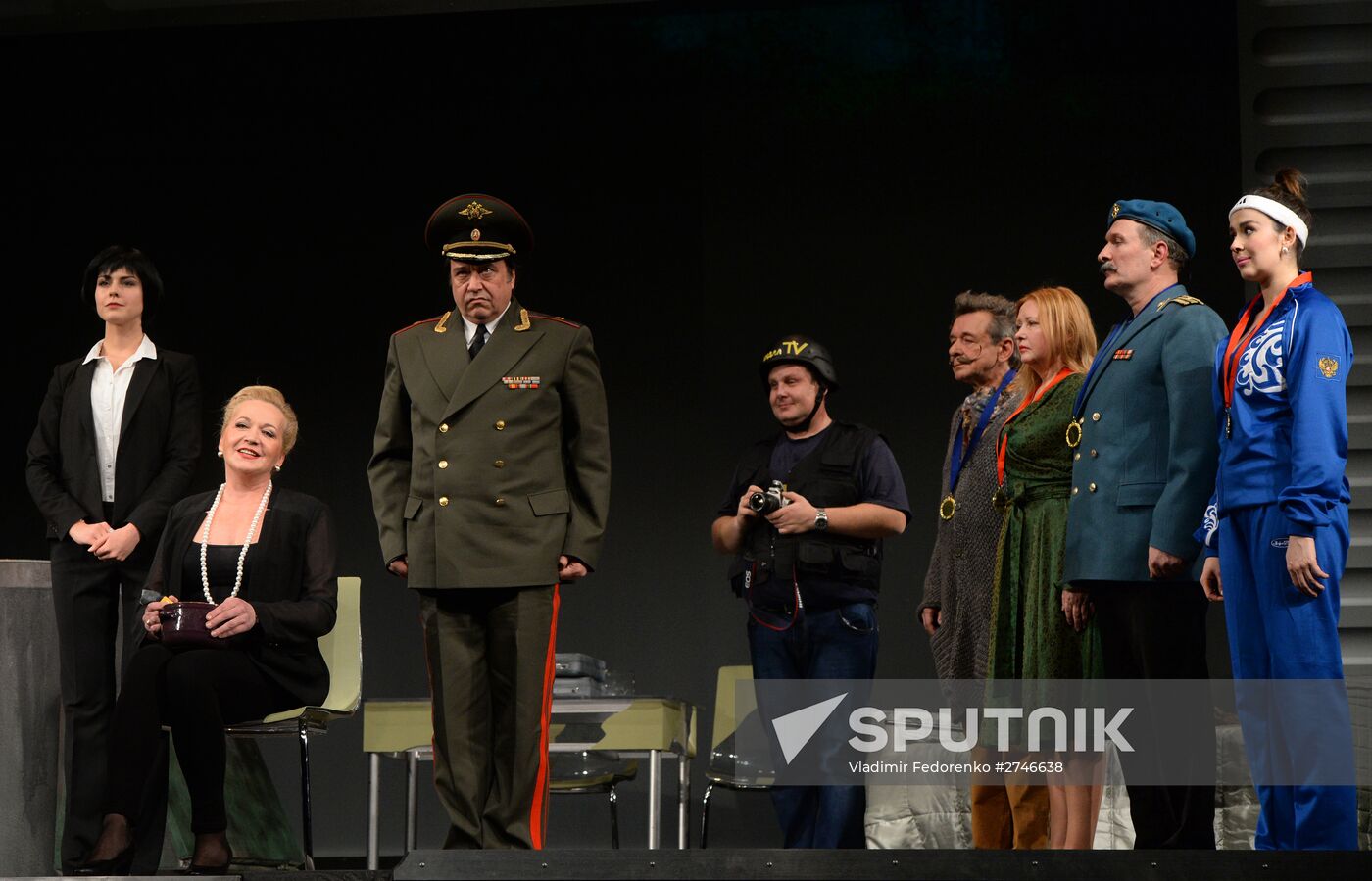 Dress rehearsal at Satire Theater