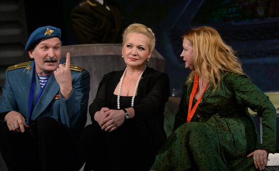 Dress rehearsal at Satire Theater