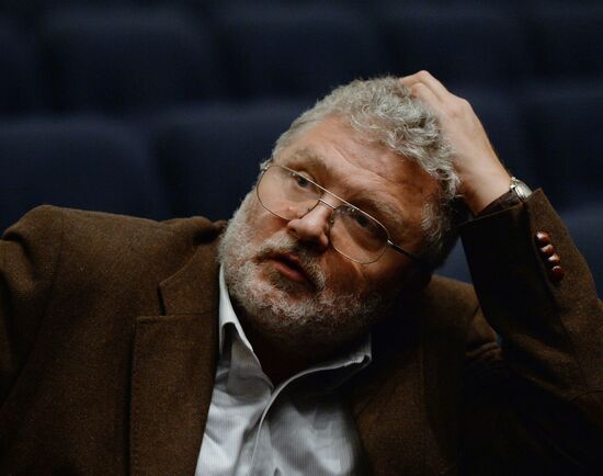 Dress rehearsal at Satire Theater