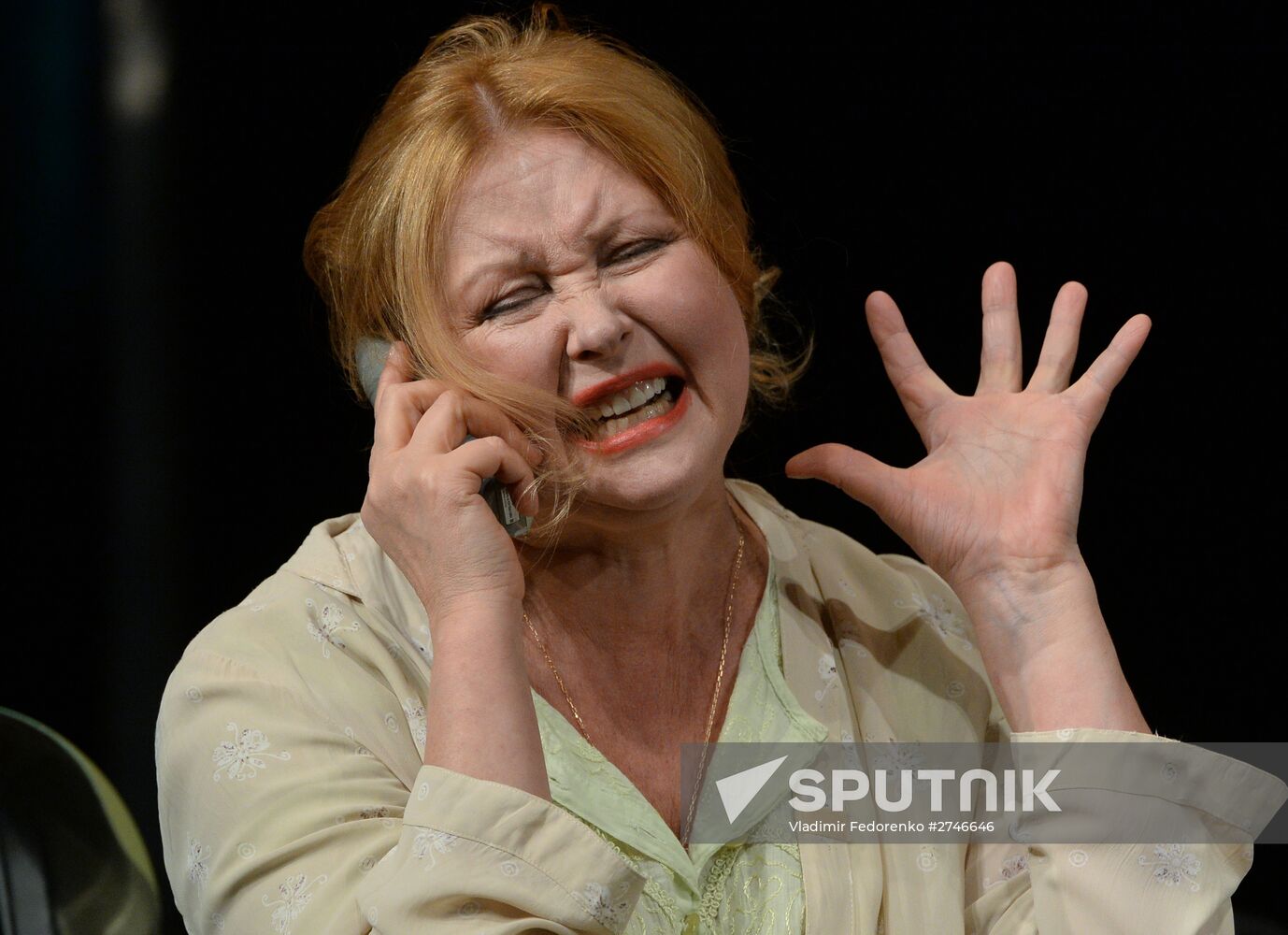 Dress rehearsal at Satire Theater