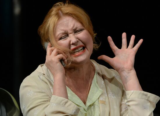 Dress rehearsal at Satire Theater