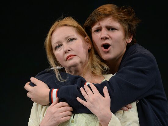 Dress rehearsal at Satire Theater