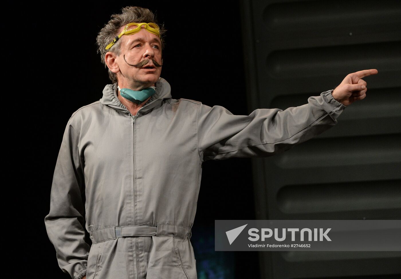 Dress rehearsal at Satire Theater