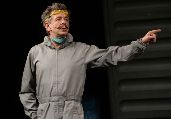 Dress rehearsal at Satire Theater