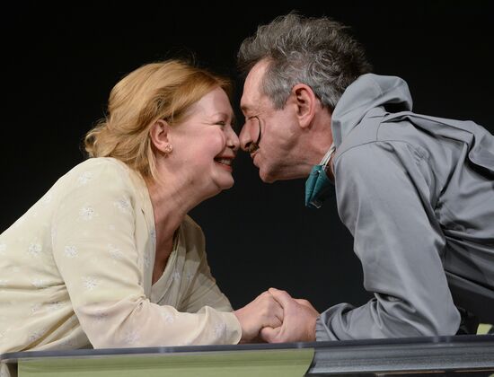 Dress rehearsal at Satire Theater