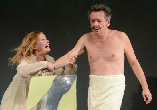 Dress rehearsal at Satire Theater