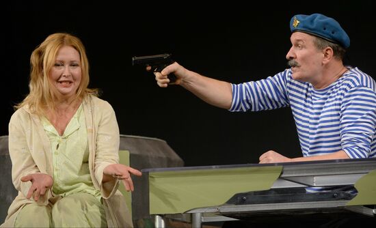 Dress rehearsal at Satire Theater