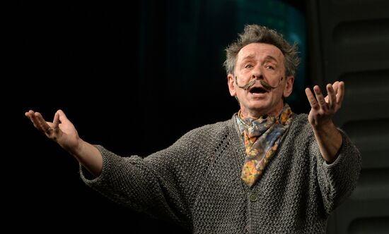 Dress rehearsal of the play 'Briefcase' at Moscow's Satire Theater