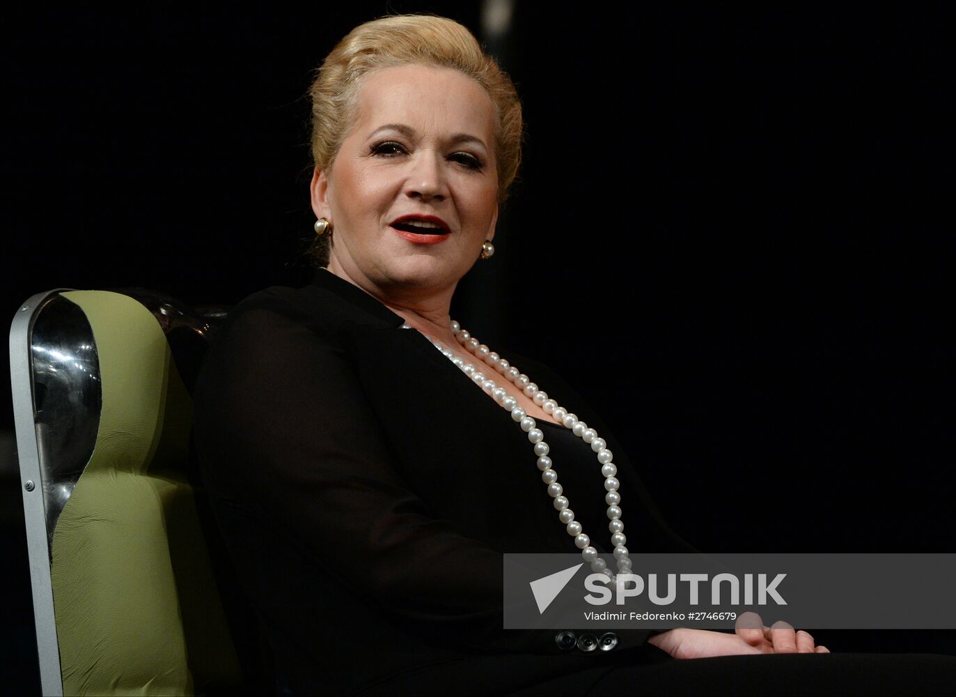 Dress rehearsal of the play 'Briefcase' at Moscow's Satire Theater
