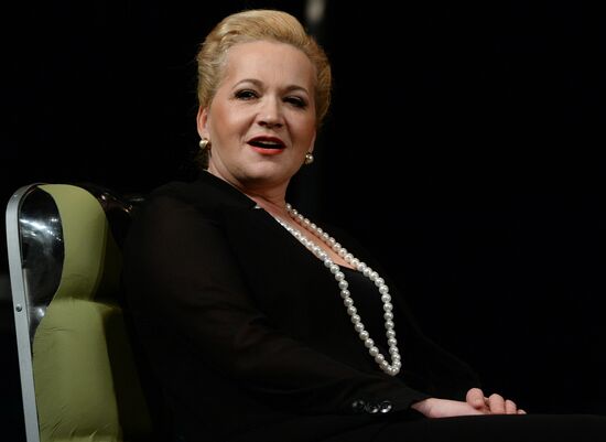 Dress rehearsal of the play 'Briefcase' at Moscow's Satire Theater