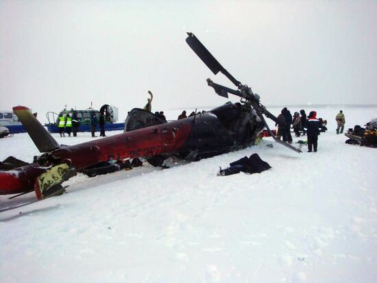 Mi-8 helicopter crash in Krasnoyarsk Territory