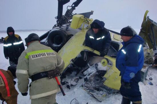 Mi-8 helicopter crash in Krasnoyarsk Territory