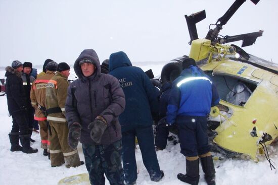 Mi-8 helicopter crash in Krasnoyarsk Territory