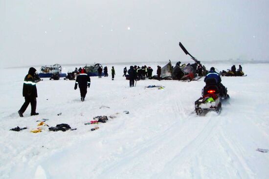 Mi-8 helicopter crash in Krasnoyarsk Territory