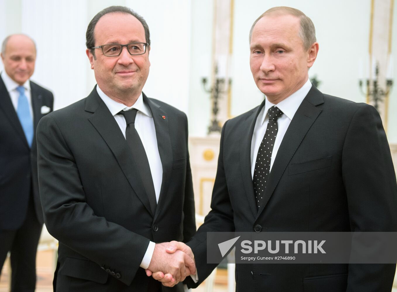 President Putin meets with French President François Hollande