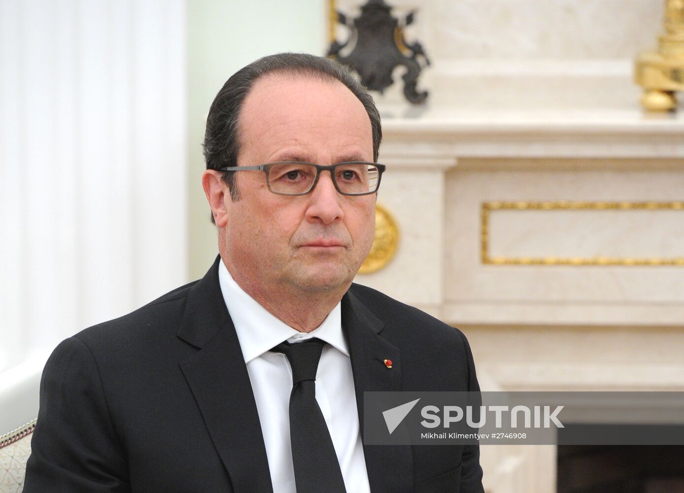 President Putin meets with French President François Hollande