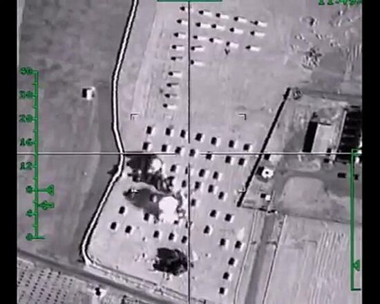Russian Air Force strikes Islamic State positions in Syria