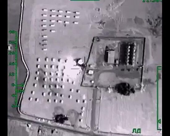 Russian Air Force strikes Islamic State positions in Syria