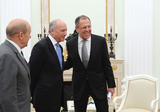 President Putin meets with French President François Hollande