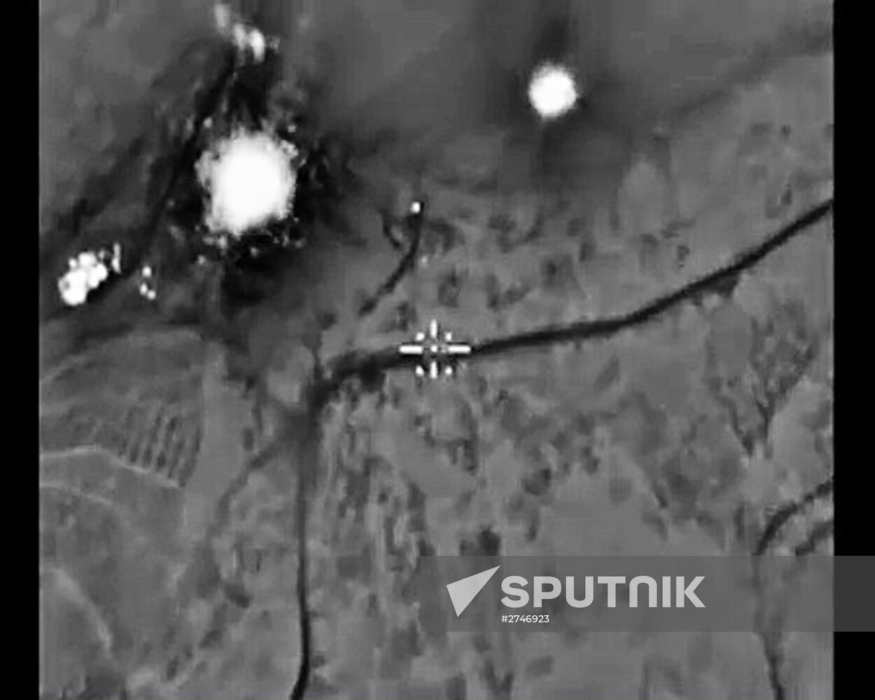 Russian Air Force strikes Islamic State positions in Syria