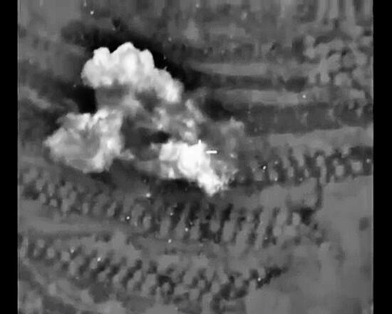 Russian Air Force strikes Islamic State positions in Syria