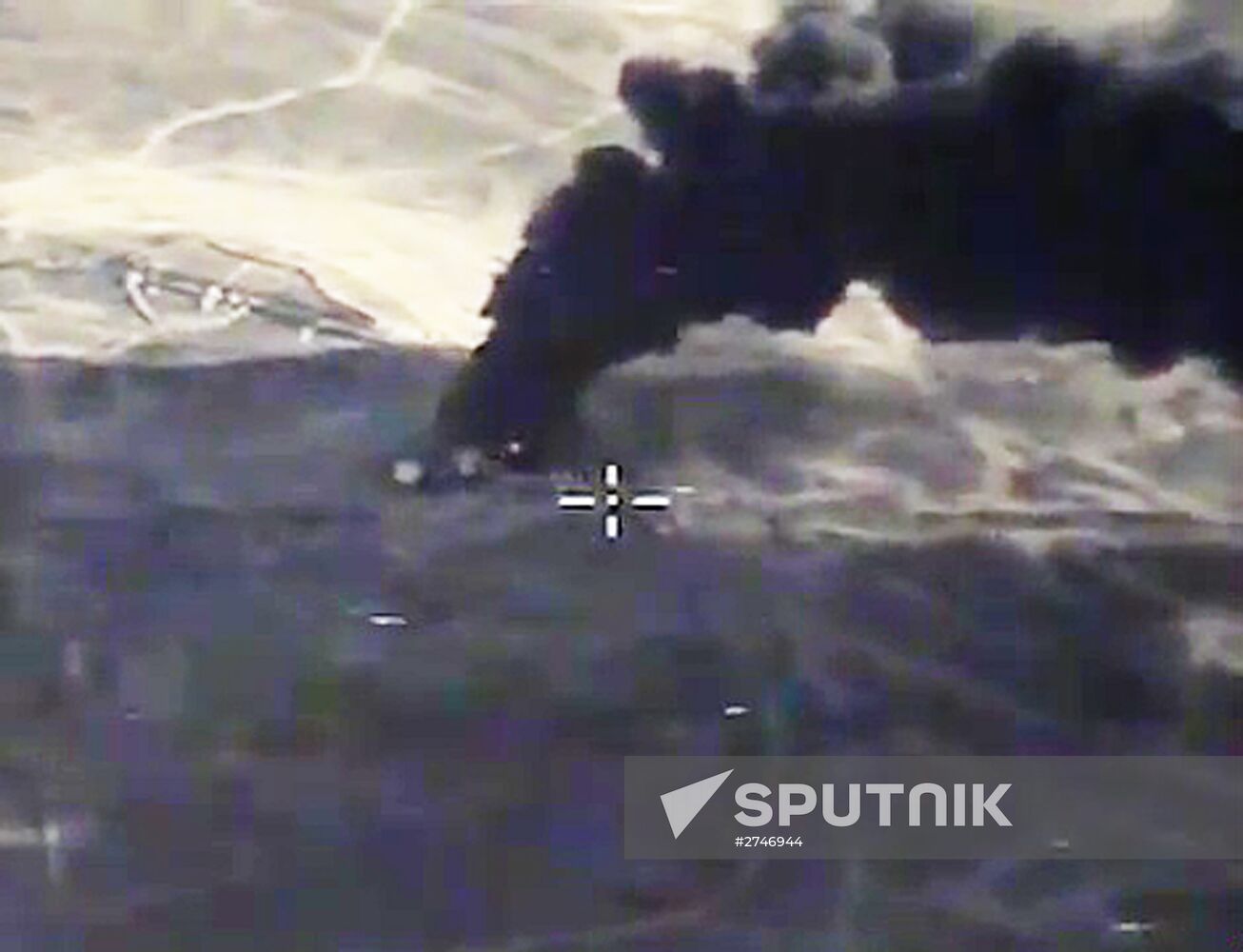 Russian Air Force strikes Islamic State positions in Syria