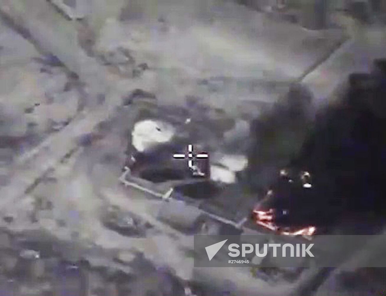 Russian Air Force strikes Islamic State positions in Syria