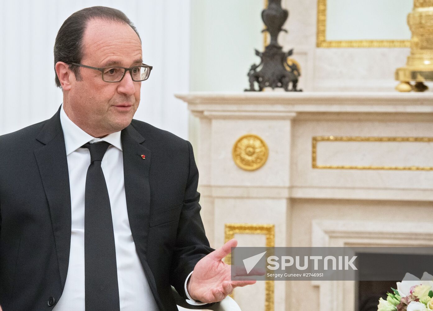 President Putin meets with French President François Hollande