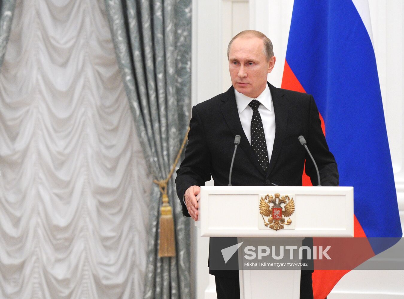 President Putin meets with French President François Hollande
