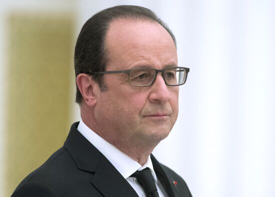 President Putin meets with French President François Hollande