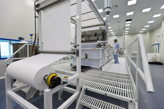 Gas-separating membrane units production by RM Nanotech company in Vladimir region